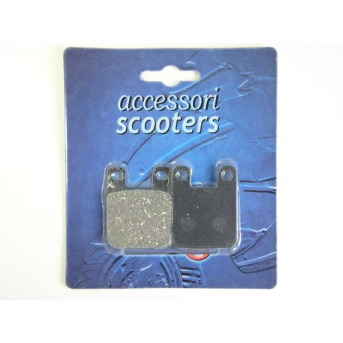 Robogó Fékbetét Derbi Senda 50 94-99 / Hunter 95-96 / Atlantis 50/100 2T/4T 99-04 / Peugeot Speedfight 50/100 97-98 (Ajp) / X-Fight 50/100 / Italjet Formula 50/125 94-97 (Ajp) / Torpedo 50/125/150 97-03 (Első) - Rms
