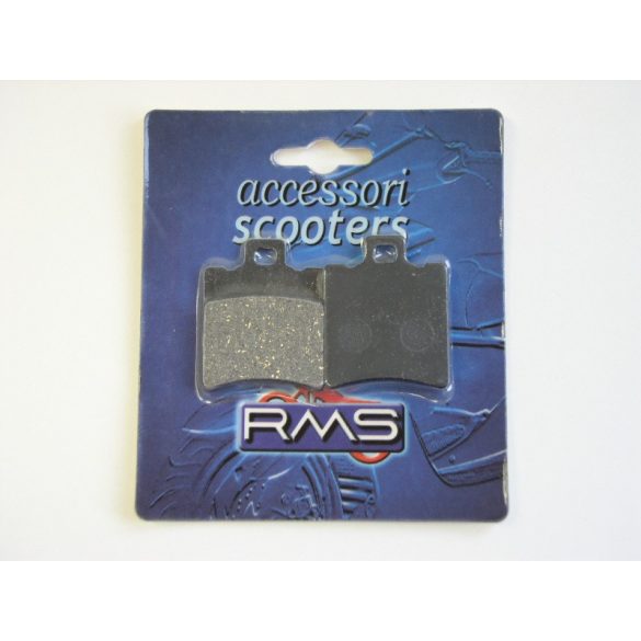 RMS - Fékbetét Yamaha Jog 3YK / Bws 95-13 / Jog-R 06-12 / Aprilia SR 93-00 / SR DITECH 02 / Rally 95-96 / Scarabeo 98-05 / Habana 50 98-03 / Gulliver 50 95 / Amico II 50 / Area 51 98 / Sonic / Gilera Typhoon 93-02 / Storm 94-95 / Runner 97-98 
