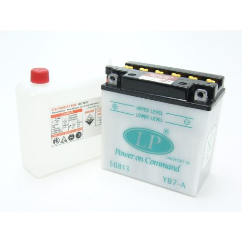 Lp - Akkumulátor Yb7-A+Sav (12V-8Ah)