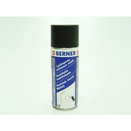 Berner - Autólakk Festék Matt Fekete 400Ml / -20 C +100 C