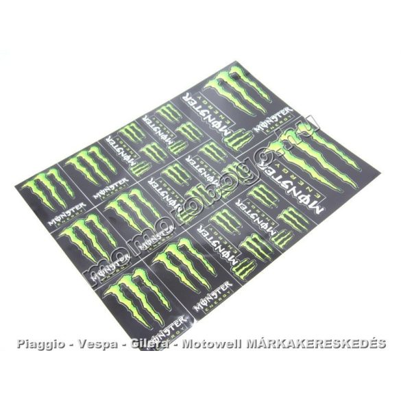 Monster Energy  Matrica Szett - Kicsi  A3 (297*420)