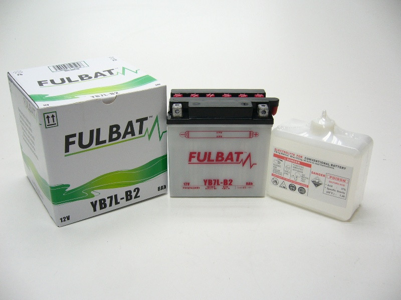 Fulbat - Akkumulátor Yb7L-B2+Sav (12V-8Ah) - Momorobogo.hu