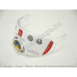   Bukósisak Plexi Mt Atom / Optimus New 2017- (Fehér Karcmentes) Mt-V-16 - Mt-V-16