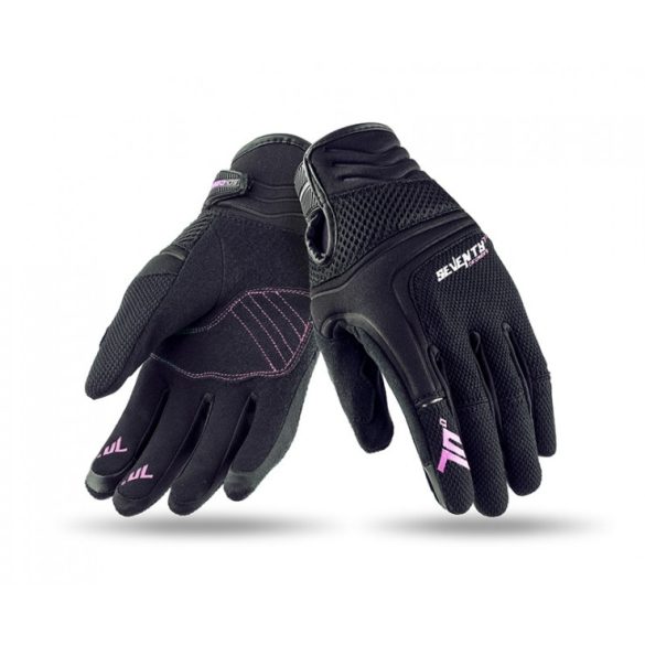 SEVENTY DEGREES - KESZTYŰ SD-C28 NŐI URBAN NYÁRI FEKETE / PINK M