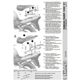 Shad - Csomagtartó Yamaha Fazer 1000 2001-2005