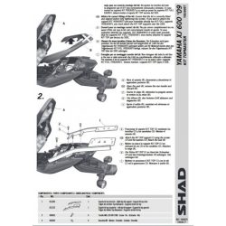 Shad - Csomagtartó Yamaha Xj 600 N/S/F Abs 2009-16