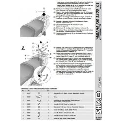 Shad - Csomagtartó Yamaha Fjr 1300 2001-2005