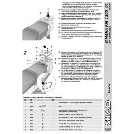 Shad - Csomagtartó Yamaha Fjr 1300 2001-2005
