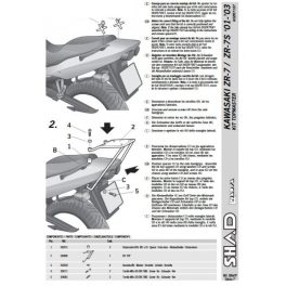 Shad - Csomagtartó Kawasaki Zr-7 / Zr-7 S 2001-2005