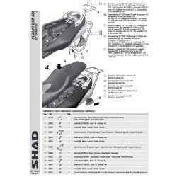 Shad - Csomagtartó Suzuki Gsr 600 2005-11