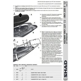   Shad - Csomagtartó Keeway Rkv 125 / Rkv 150 / Rkv 200 S / Rkv 200 S Factory 2011-17