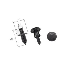   Rms - Műanyag Rögzítő Patent / Bolha Suzuki Burgman 125-200-400-650 / Gsr 750 / Gsx 750 / Gsf 650 / Gsf 1200 / Gsx-R 600-750-1000 / Dl 650