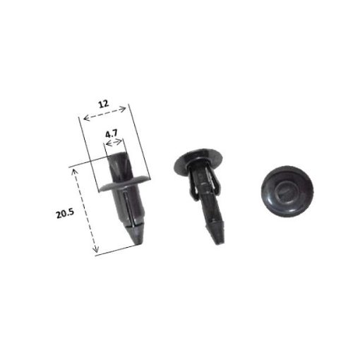 Rms - Műanyag Rögzítő Patent / Bolha Kymco Agility Plus 50-125-150-200 / Agility Rs 50 / Suzuki Address V 110 / Suzuki Gsf 600-650-1250