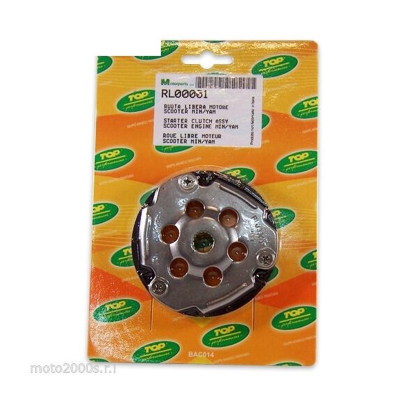 TOP PERFORMANCE - Önindító Szabadonfutó Yamaha 50 / Minarelli 50 / MBK 50 / Aprilia SR / Rally / Scarabeo / Area 51 / Gulliver /  Malaguti F10-12-F15 / Centro / Ciak / Yamaha Aerox / Neos 50 2T / Jog RR / Jog Artistic 3KJ / Next Zone 3YK / Aprio 4JP