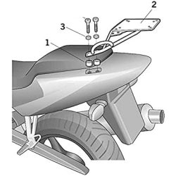 SHAD - CSOMAGTARTÓ HONDA CBR 600F 2001-2008