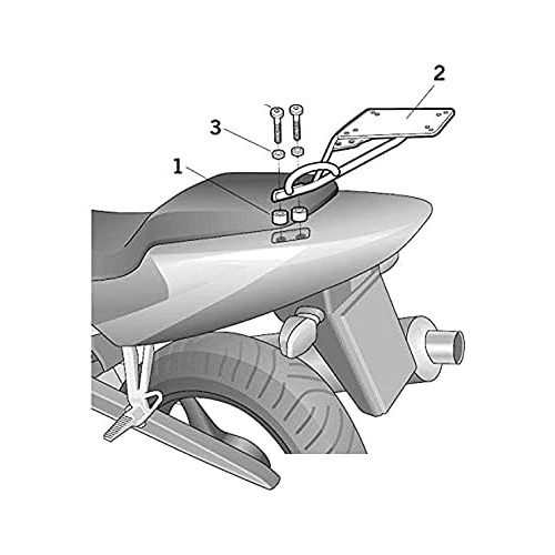 SHAD - CSOMAGTARTÓ HONDA CBR 600F 2001-2008
