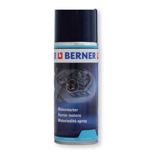 Berner - Motorinditó Spray 400Ml / Hidegindító Spray / Katalizátoros És Katalizátor Nélküli Benzin És Dieselmotorok, Kétütemű Járművek Problémamentes Hidegindításához