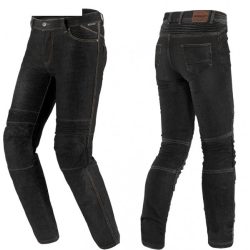   Női motoros farmernadrág Seventy Degrees Pj-8 fekete / Slim Fit