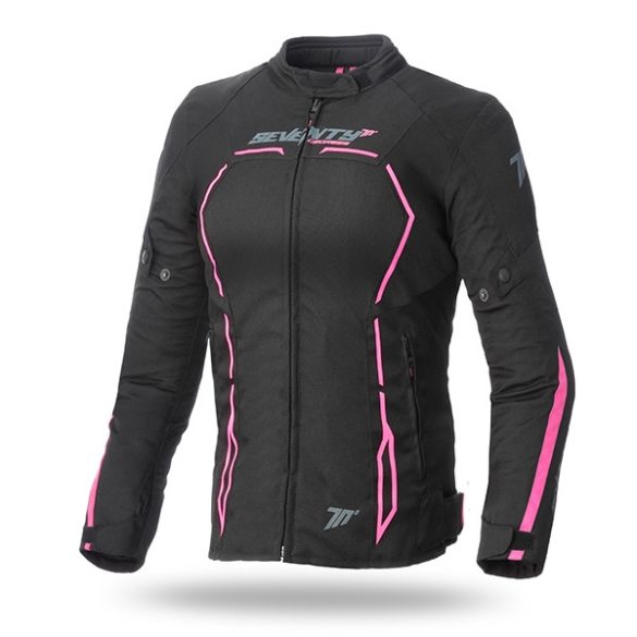SEVENTY DEGREES - KABÁT SD-JR67 NŐI RACING NÉGYÉVSZAKOS FEKETE / PINK XL