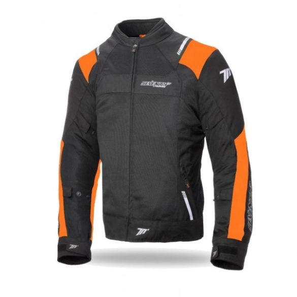 SEVENTY DEGREES - KABÁT SD-JR52 FÉRFI RACING NYÁRI FEKETE / NARANCSSÁRGA 3XL