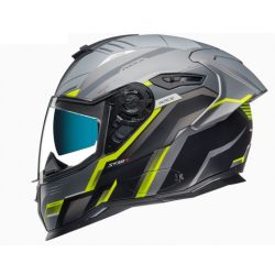   NEXX - BUKÓSISAK SX100 R GRIDLINE SZÜRKE / NEONSÁRGA / AJÁNDÉK PINLOCK BETÉT M:57-58 cm