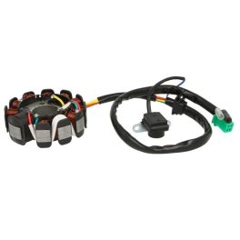   Gyújtásalaplap-állórész Kínai GY6-125 4T / GY6-150 4T / KYMCO 125 4T / KYMCO 150 4T / 11 tekercs - MCN