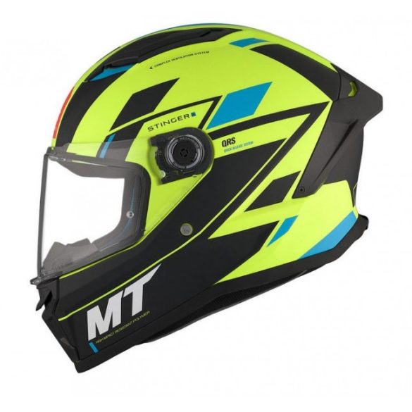 Mt Stinger 2 Zivze zárt bukósisak neon/fekete/kék