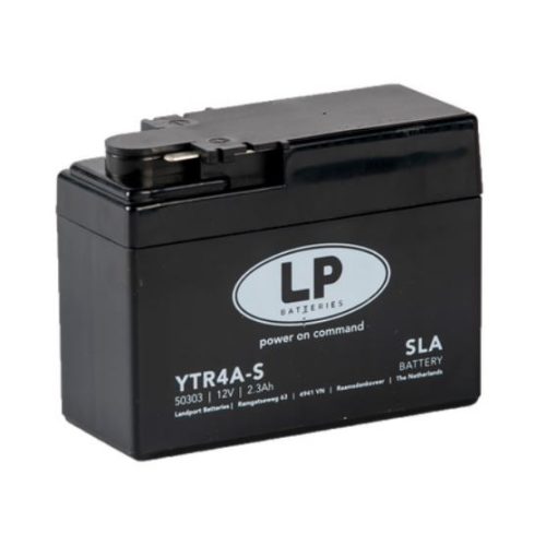 LP - AKKUMULÁTOR YTR4A-S SLA (YTR4A-BS)(12V-2,3AH-40A) / HONDA DIO AF34/35 / TACT AF24/30/31 / GIORNO AF24 / SFX / BALI SJ50 / SHADOW (JOKER) 90 / SH50 / SCOOPY