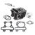 RMS - HENGERSZETT PIAGGIO LIBERTY 50 4T 00-10 / VESPA LX 4T 05-08 / VESPA ET4 50 4T 00-05 / ZIP 50 4T 00-10 / FLY 50 4T 05-10 / DERBI ATLANTIS 50 4T 04-07 / BOULEVARD 50 4T -09 D.47,00mm AC