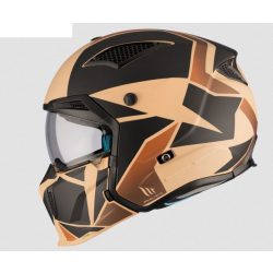   MT - BUKÓSISAK STREETFIGHTER SV S P1R B9 MATT FEKETE / BARNA / HOMOK XL:61-62 cm (22.06)