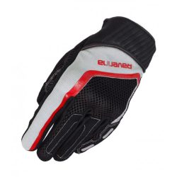   Motoros kesztyű - Ravenna G-129 CE nyári fekete/szürke/piros