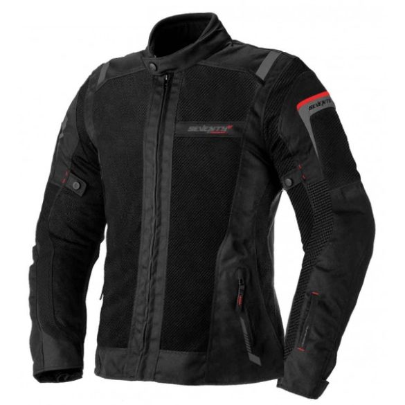 Motoros kabát női nyári Seventy-Degrees Sd-Jt58 Touring fekete
