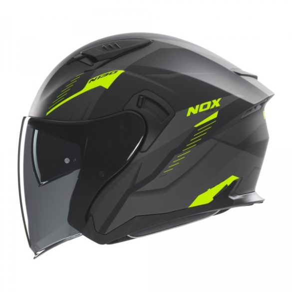 NOX - BUKÓSISAK N130 MYST MATT FEKETE / NEONSÁRGA M:57-58 cm (22.06)