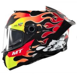   MT - BUKÓSISAK THUNDER 4 SV YAMANAKA 2024 B3 MATT PIROS / SÁRGA / FEKETE