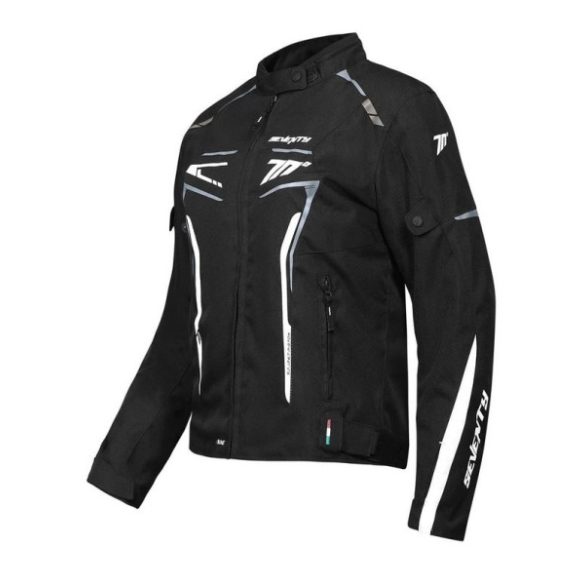 SEVENTY DEGREES - KABÁT SD-JR67 PISTON NŐI RACING NÉGYÉVSZAKOS FEKETE / SZÜRKE / FEHÉR S