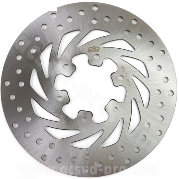 TNT - FÉKTÁRCSA DERBI SENDA 50 04-11 / SENDA 50 DRD 04-11 / APRILIA RX-SX 50 06-11 / GILERA SMT 50 11 / GILERA RCR 50 11 / SHERCO 50 SE-SM 06-08