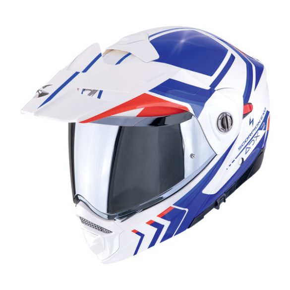 SCORPION - BUKÓSISAK ADX-2 LEWIS White-Blue-Red S
