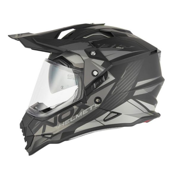 NOX - BUKÓSISAK N312 TRAIL MATT FEKETE / EZÜST XXL:63-64 cm (22.06)