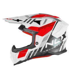   NOX - BUKÓSISAK N634 STORM PIROS / FEHÉR / FEKETE S:55-56 cm (22.06)