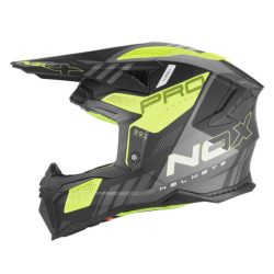   NOX - BUKÓSISAK N634 STORM MATT FEKETE / NEONSÁRGA S:55-56 cm (22.06)