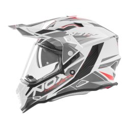   NOX - BUKÓSISAK N312 TRAIL FEKETE / FEHÉR / PIROS S:55-56 cm (22.06)