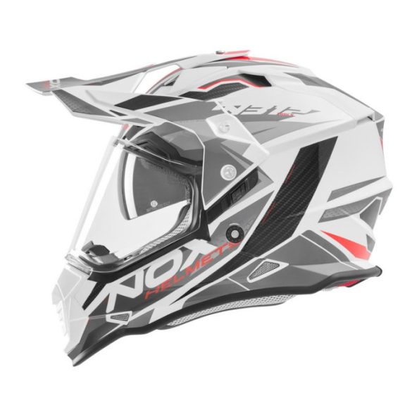 NOX - BUKÓSISAK N312 TRAIL FEKETE / FEHÉR / PIROS S:55-56 cm (22.06)