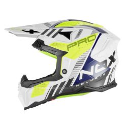   NOX - BUKÓSISAK N634 STORM FEHÉR / NEONSÁRGA / KÉK S:55-56 cm (22.06)