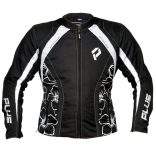 Női Motoros Dzseki Plus Racing Sarah Kék-Fekete, Fehér-Fekete
