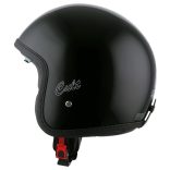 Olcsó Bukósisak Speeds Cult FÉNYES FEKETE Retro Nyitott, Napszemüveggel