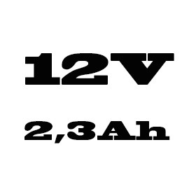 12v 2,3ah akkumulátor