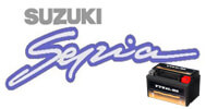 Suzuki Sepia akkumulator helye